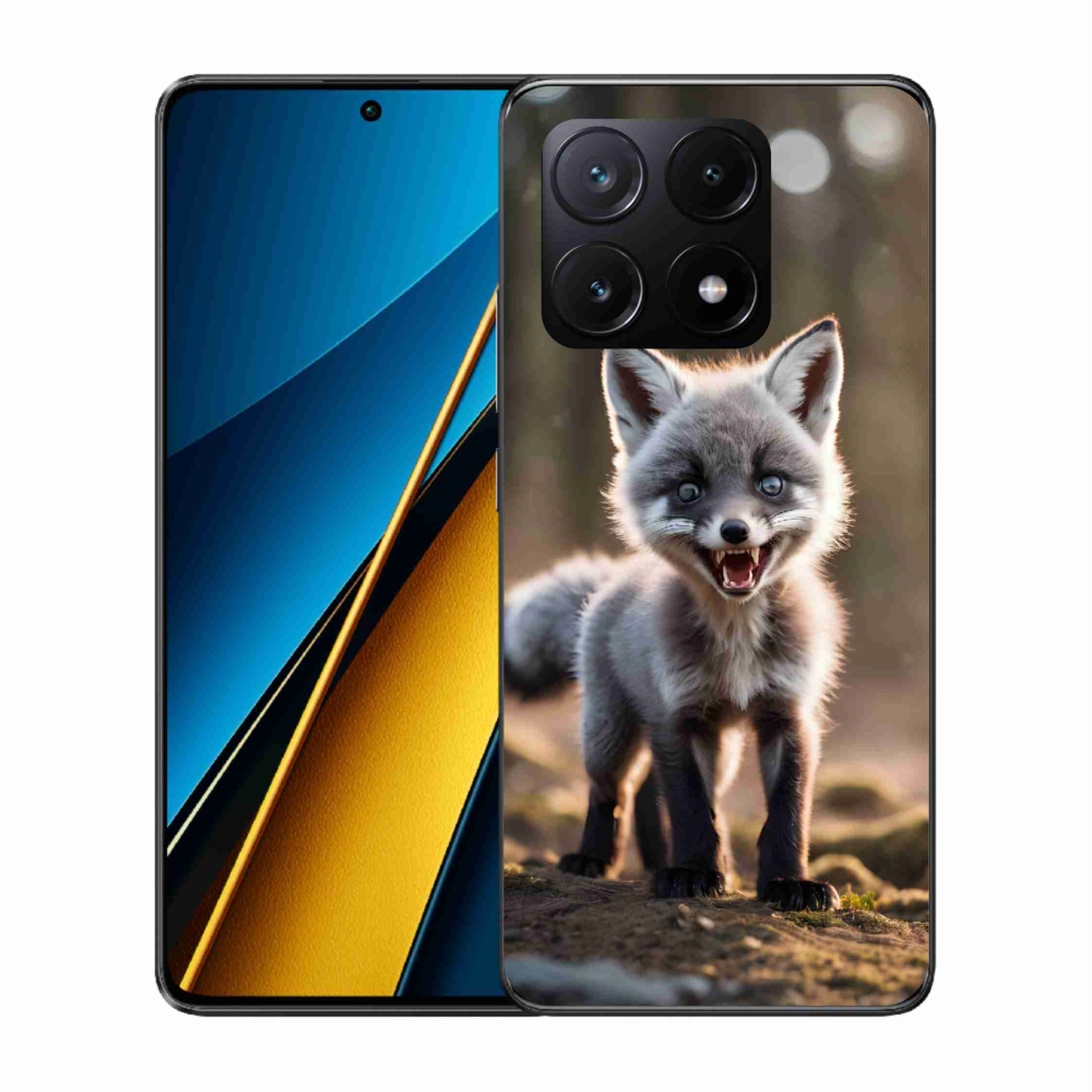Gelový kryt mmCase na Xiaomi Poco X6 Pro 5G - rozzuřená liška