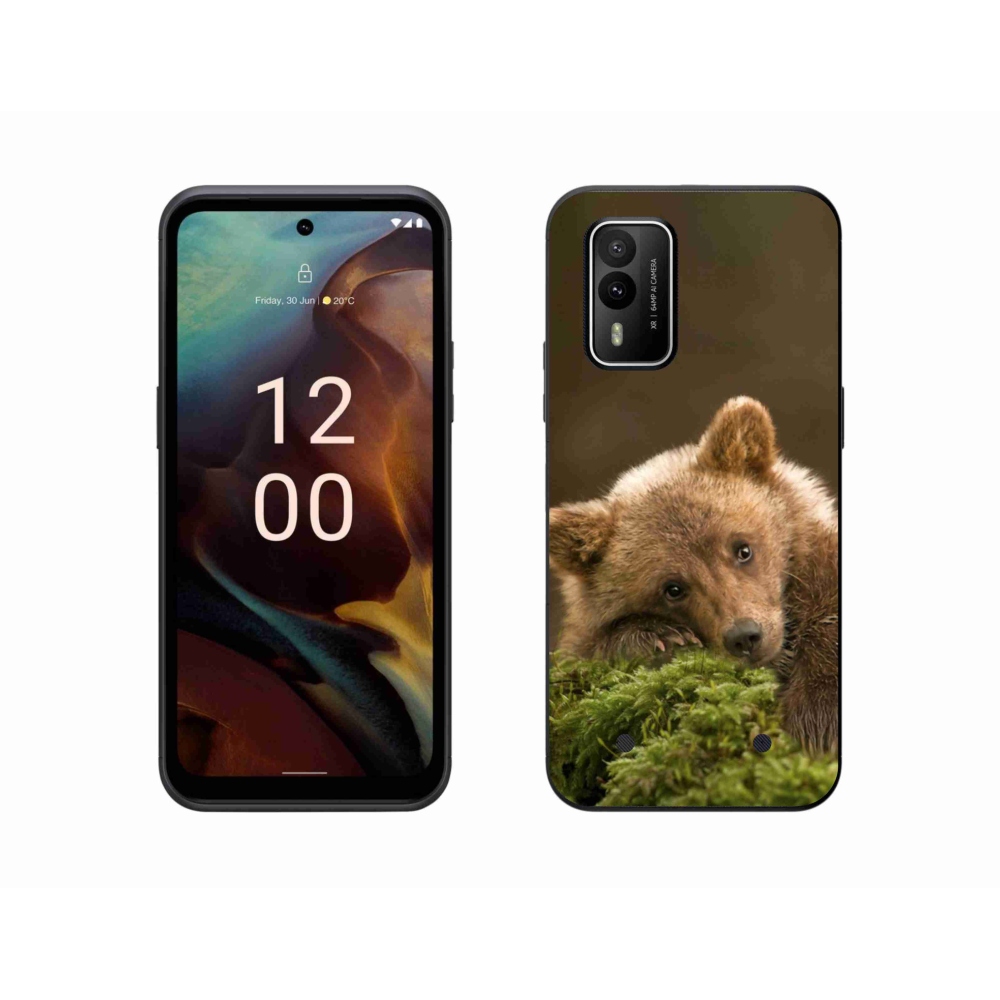 Gelový kryt mmCase na Nokia XR21 - medvěd