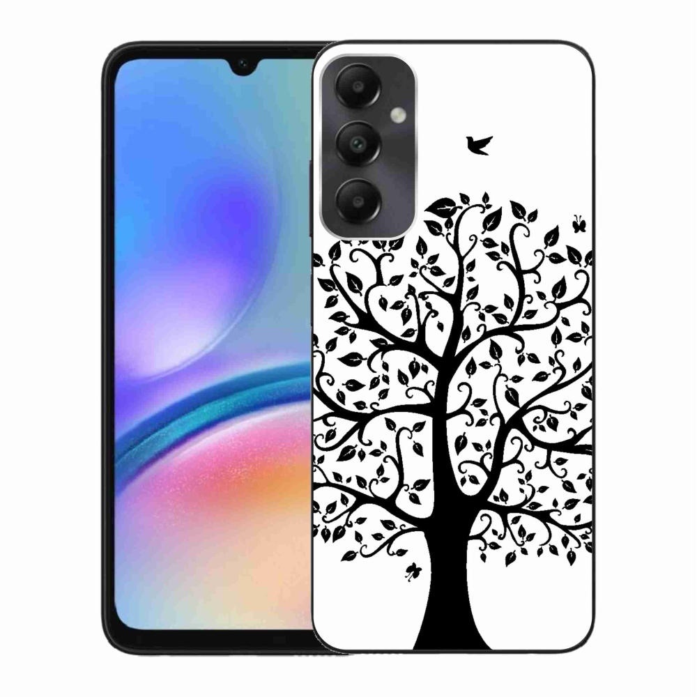 Gelový kryt mmCase na Samsung Galaxy A05s - černobílý strom