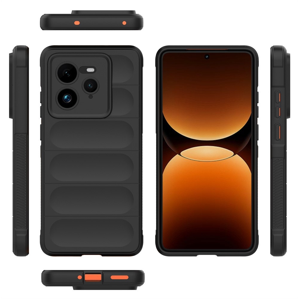 Rugg odolný gelový obal na Realme GT 7 Pro 5G - černý