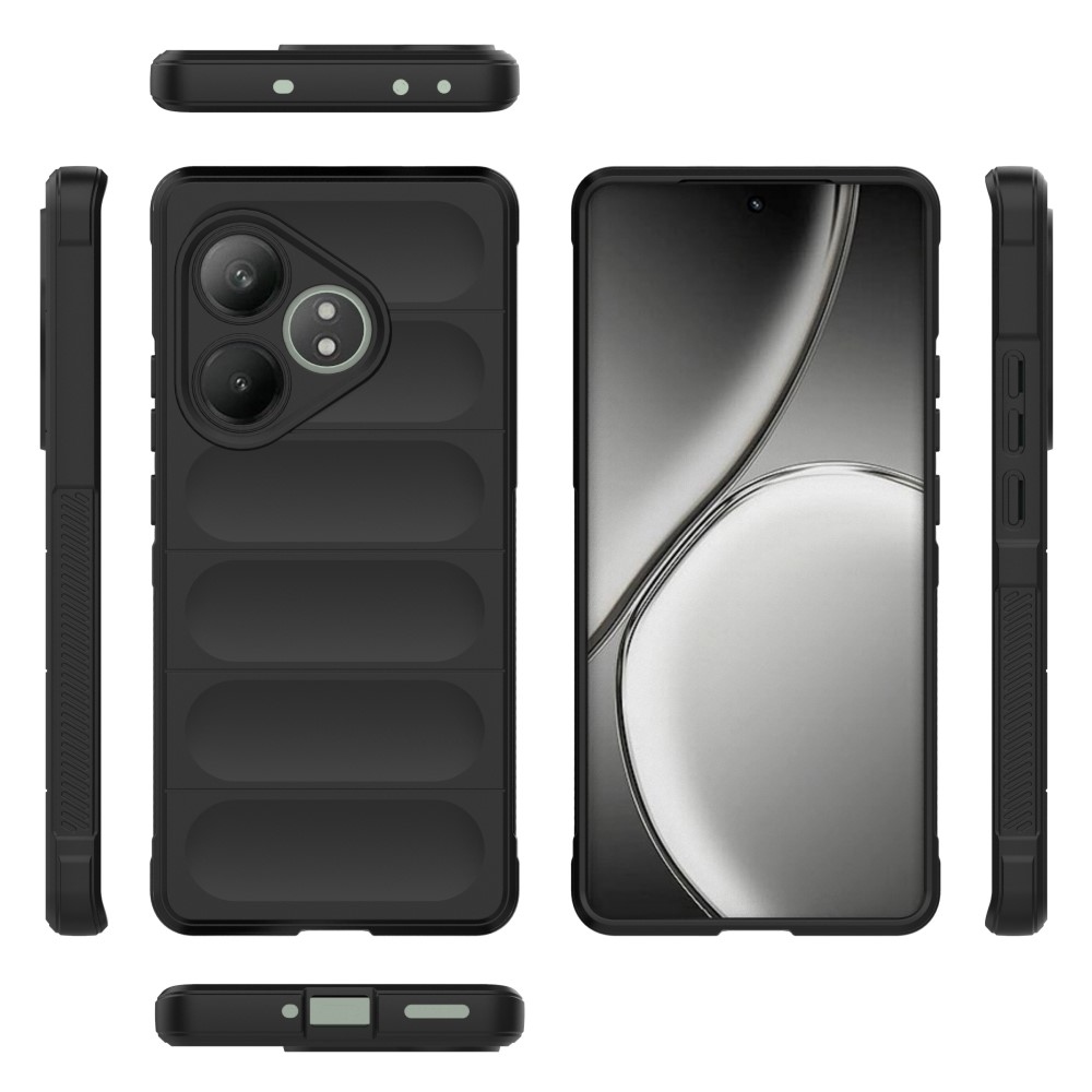 Rugg odolný gelový obal na Realme GT 6 5G/ GT 6T 5G - černý