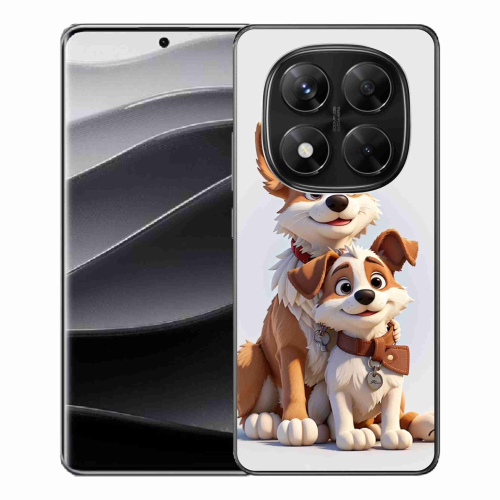 Gelový kryt mmCase na Xiaomi Redmi Note 14 Pro 5G/Poco X7 5G - kreslení psi