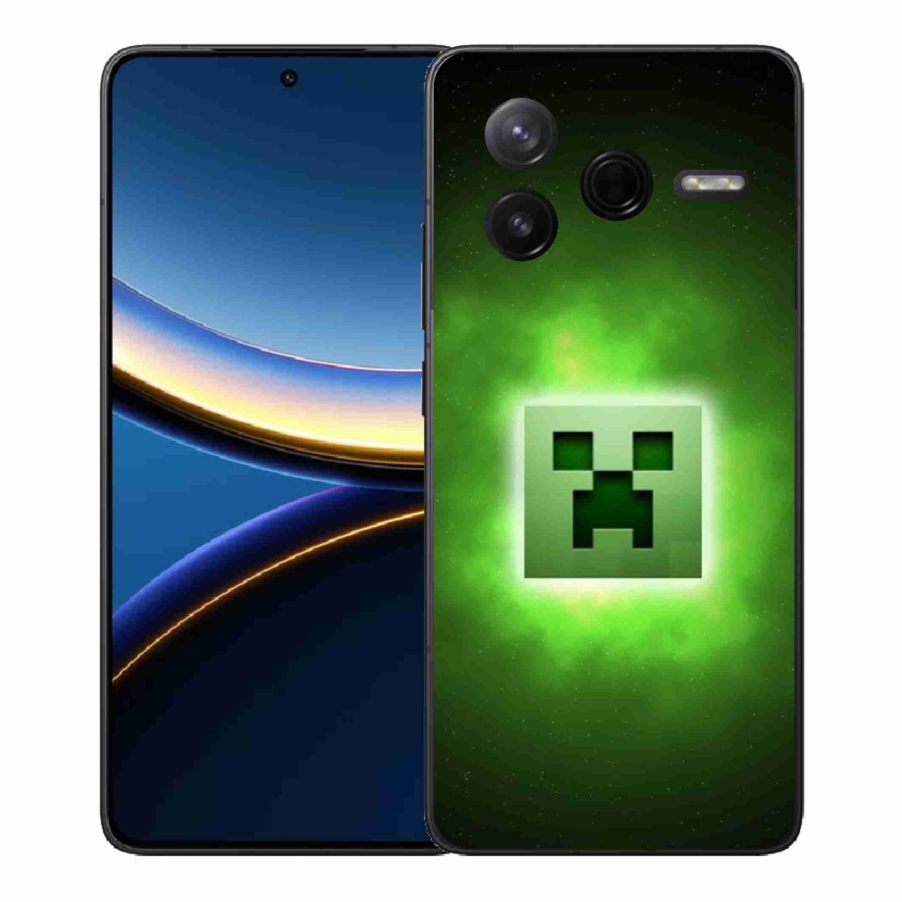 Gelový kryt mmCase na Xiaomi Poco F7 Pro - minecraft