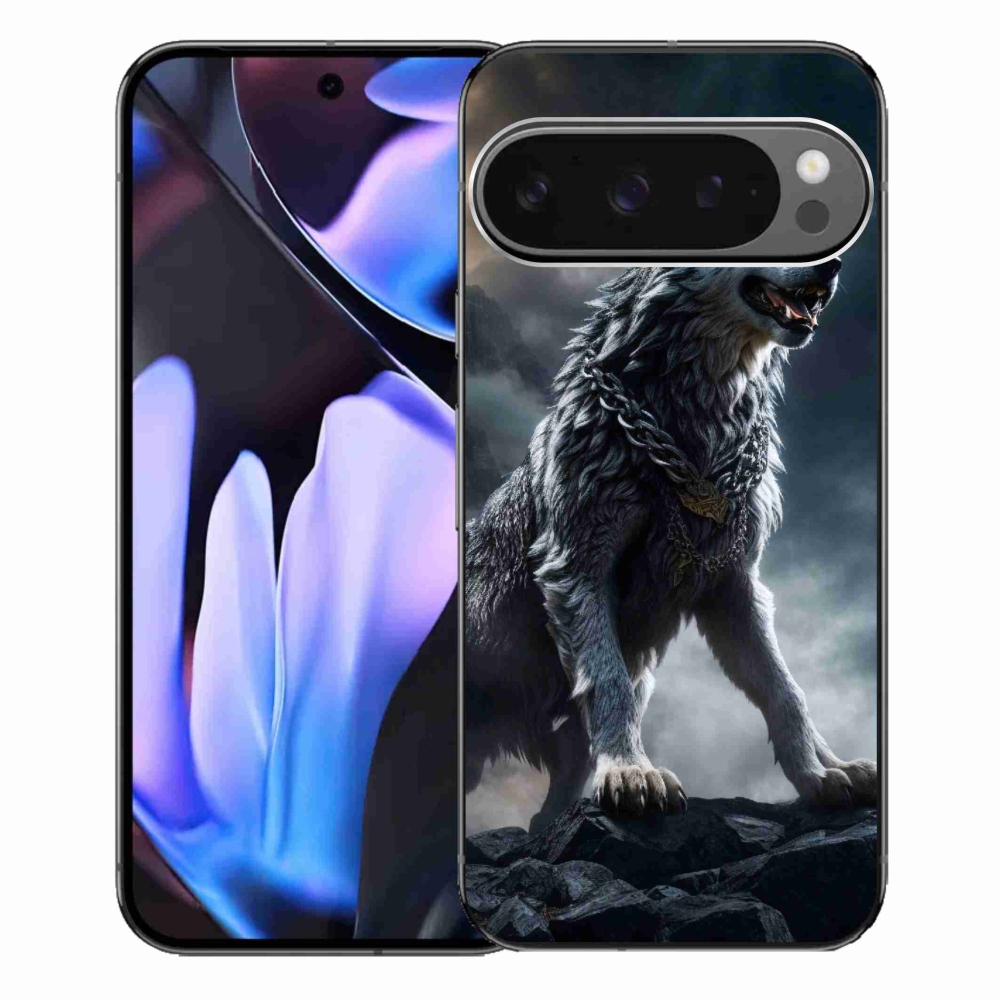 Gelový kryt mmCase na Google Pixel 9 Pro XL - vlk 1