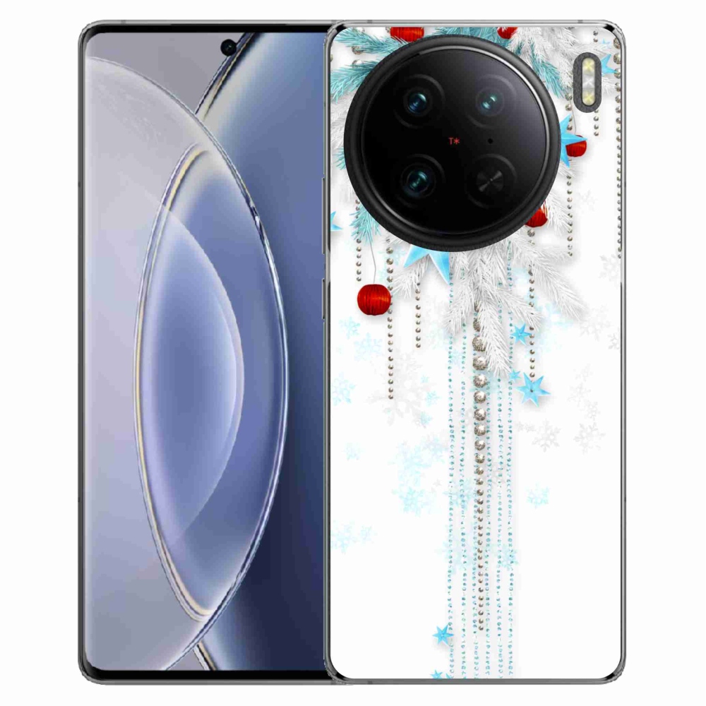 Gelový kryt mmCase na Vivo X90 Pro - vánoční ozdoby