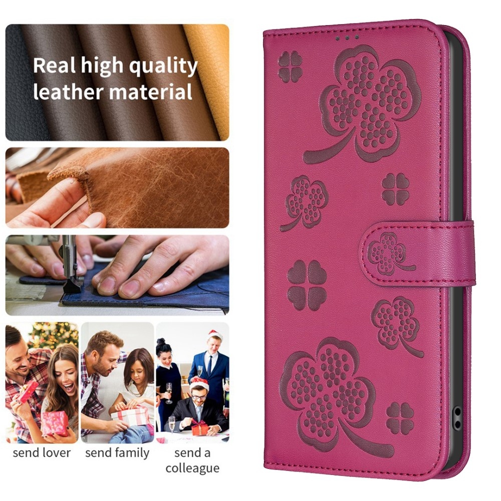 Clover knížkové pouzdro na Xiaomi Redmi 13 4G/Poco M6 4G - rose