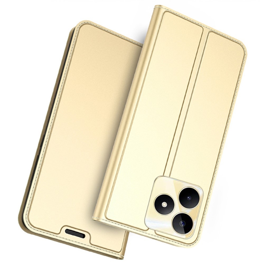 DUX knížkové pouzdro na Realme C51/C53 - zlaté
