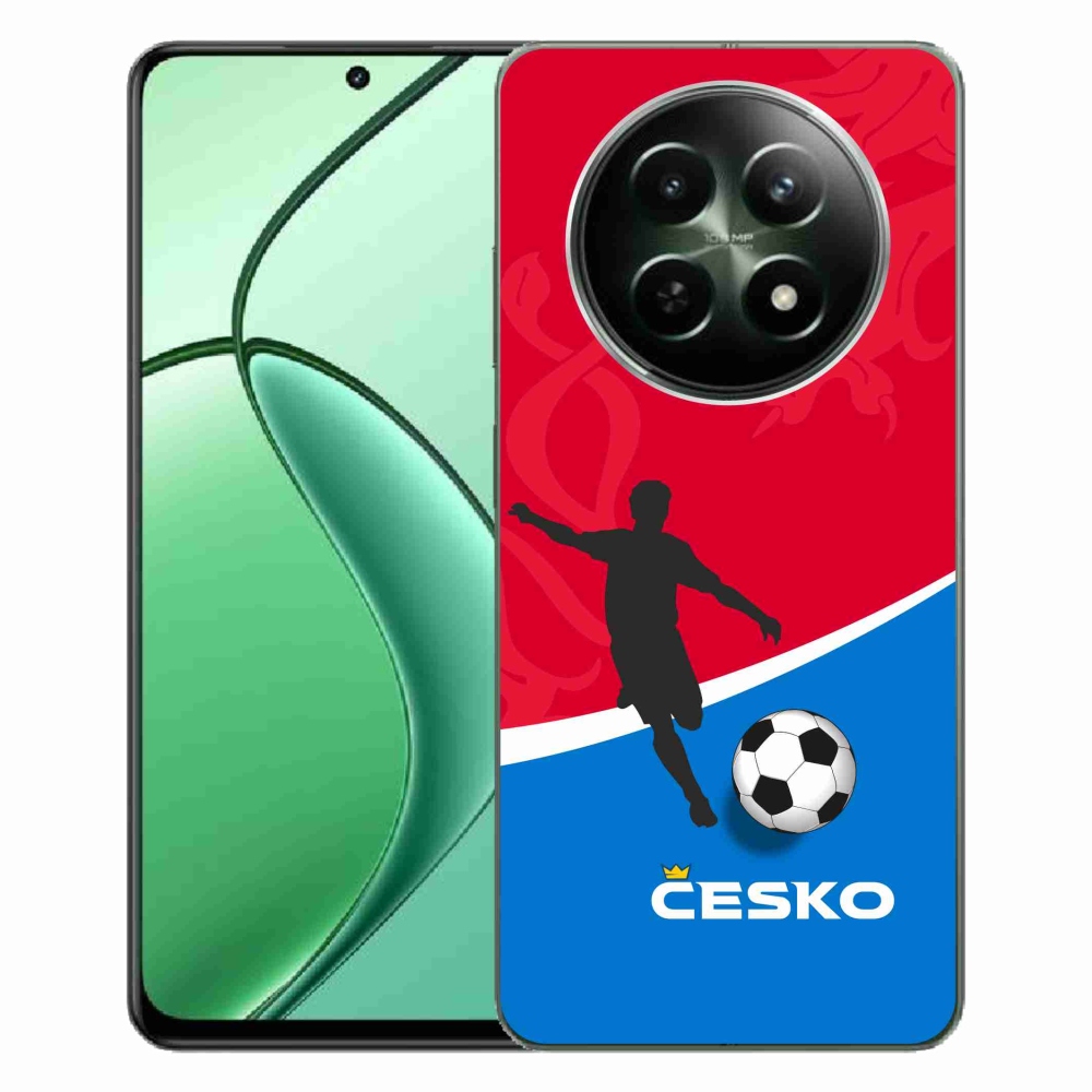 Gelový kryt mmCase na Realme 12 5G/12x 5G - fotbal Česko