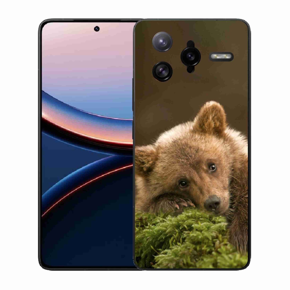 Gelový kryt mmCase na Xiaomi Poco F7 Ultra - medvěd