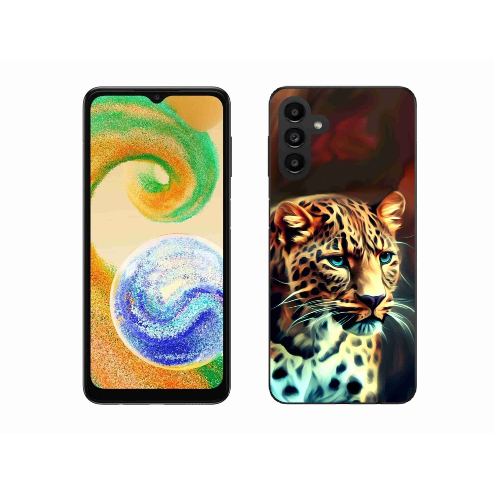 Gelový kryt mmCase na Samsung Galaxy A04s (164.7x76.7x9.1mm) - leopard