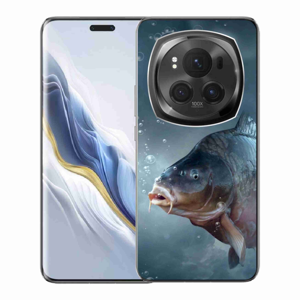 Gelový kryt mmCase na Honor Magic 6 Pro 5G - kapr a bublinky