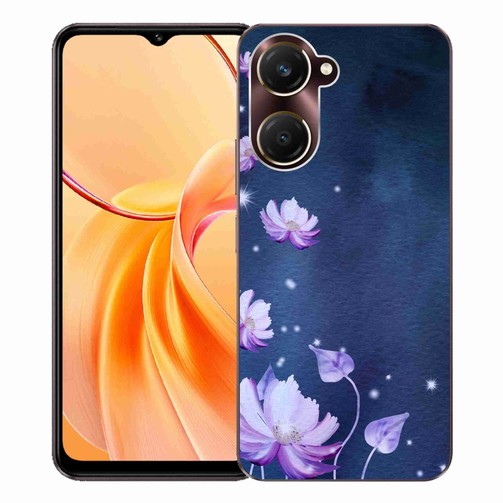 Gelový kryt mmCase na Vivo Y28s 5G - padající květy