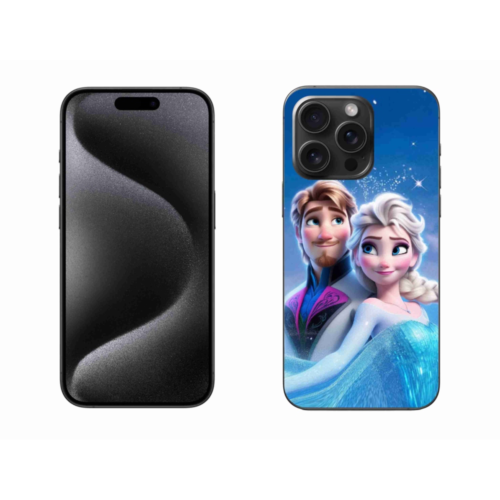 Gelový kryt mmCase na iPhone 15 Pro Max - ledové království 1