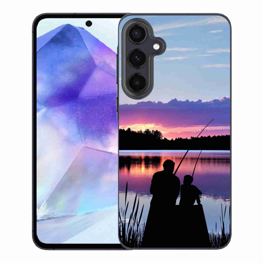 Gelový kryt mmCase na Samsung Galaxy A55 5G - rybaření 2