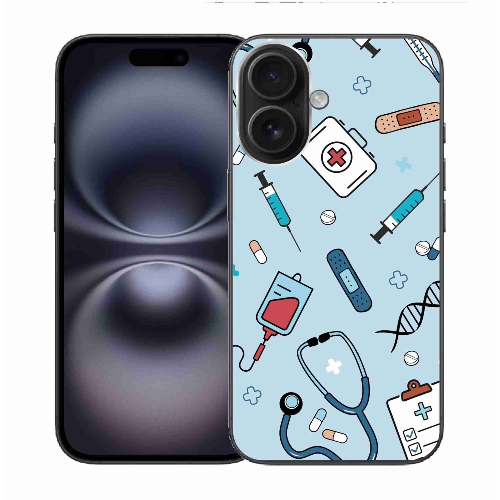 Gelový kryt mmCase na iPhone 16 - zdravotnictví 1