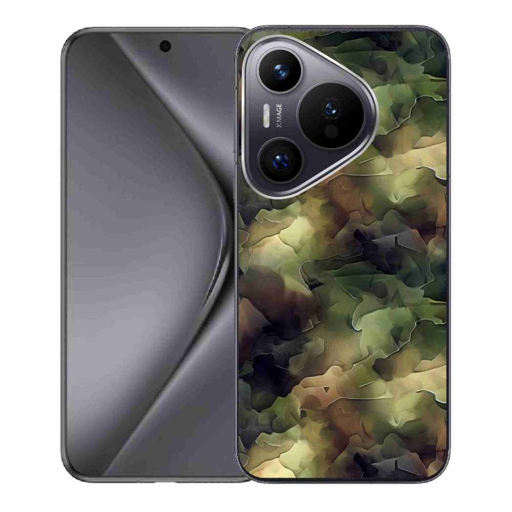 Gelový kryt mmCase na Huawei Pura 70 - maskáčový vzor 10