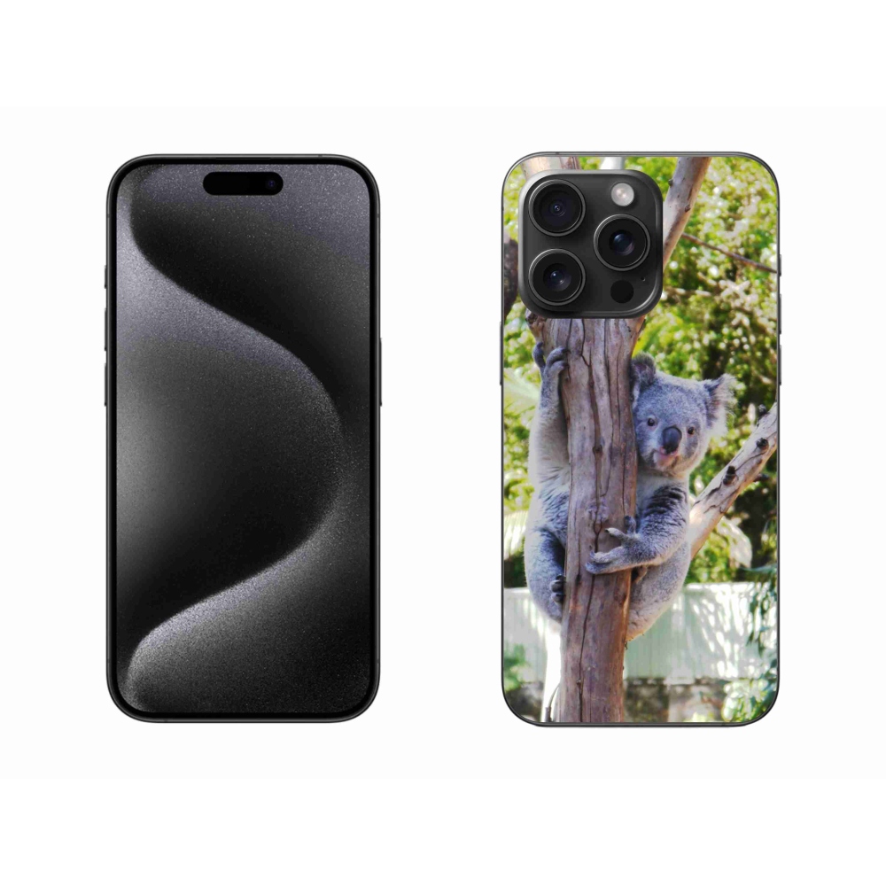 Gelový kryt mmCase na iPhone 15 Pro Max - koala