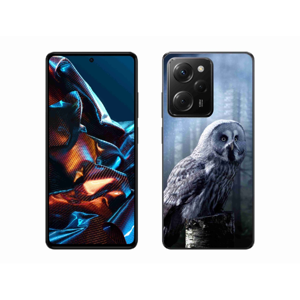 Gelový kryt mmCase na Xiaomi Poco X5 Pro 5G - sova