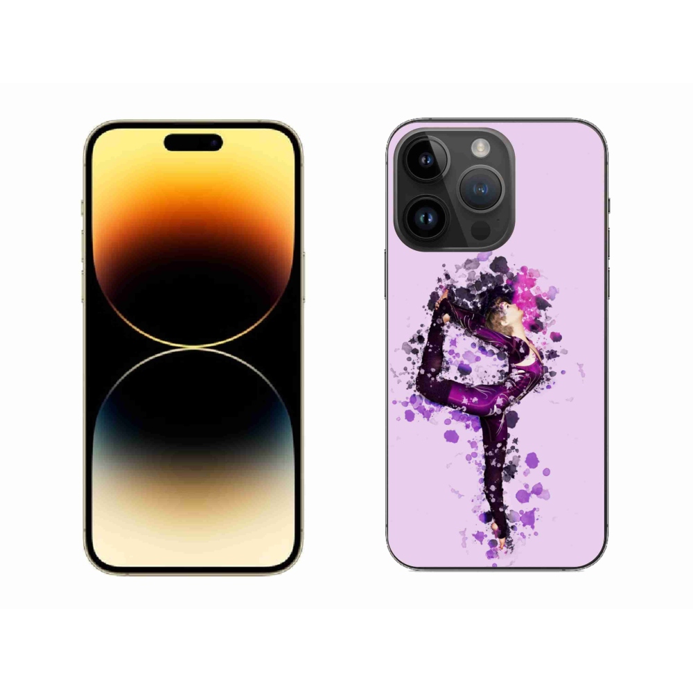 Gelový kryt mmCase na iPhone 14 Pro Max - baletka
