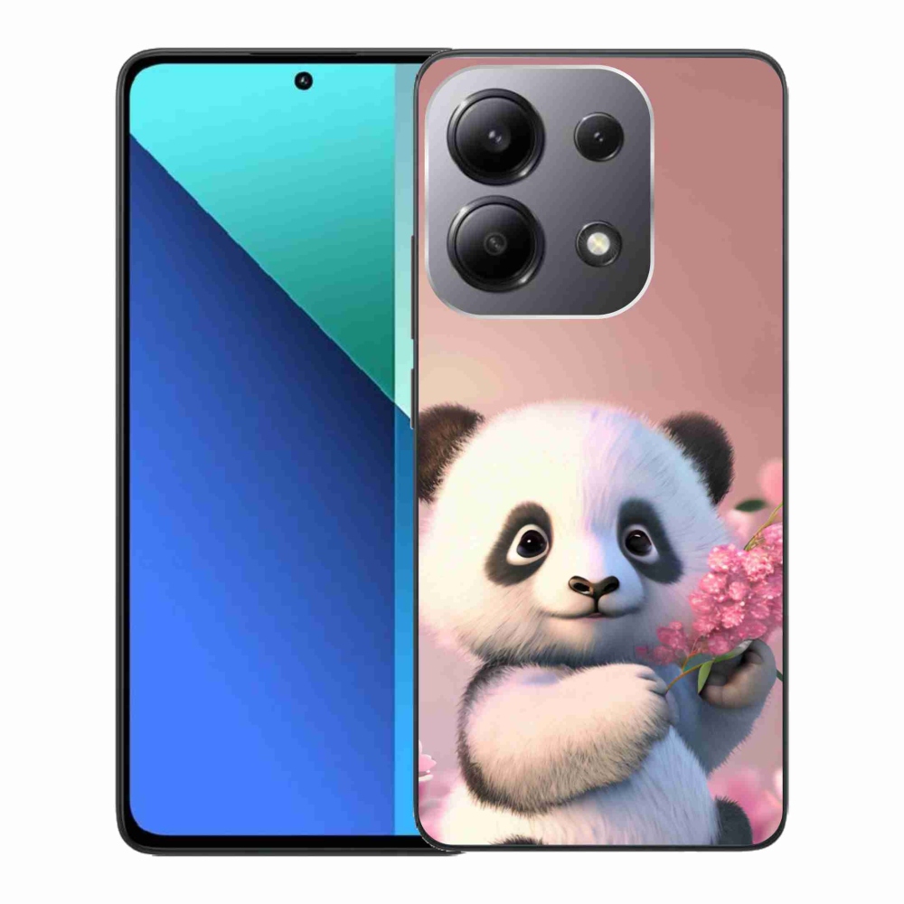 Gelový kryt mmCase na Xiaomi Redmi Note 13 - roztomilá panda