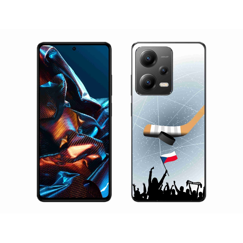 Gelový kryt mmCase na Xiaomi Redmi Note 12 Pro 5G - fanoušci hokeje