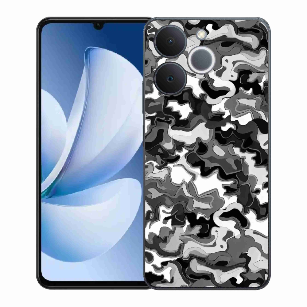 Gelový kryt mmCase na Realme Note 70T - maskáčový vzor 3