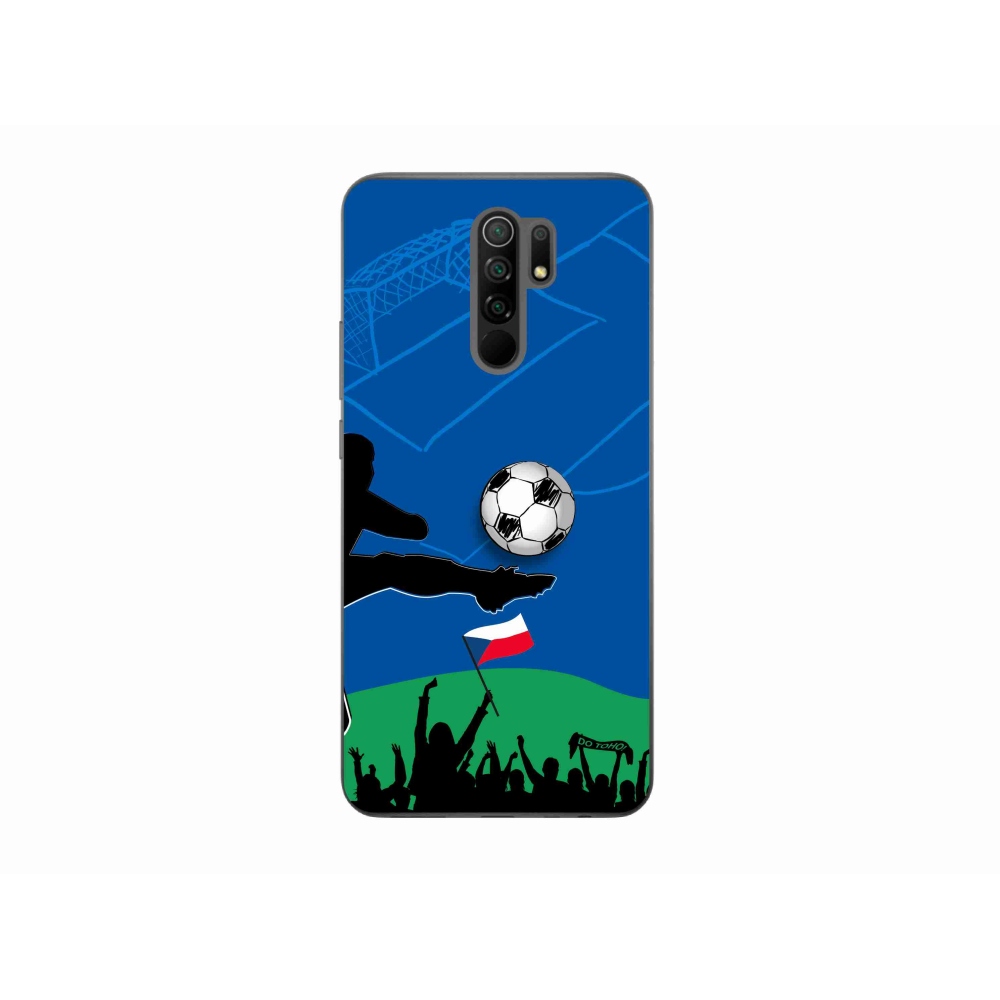 Gelový kryt mmCase na Xiaomi Redmi 9 - fanoušci fotbalu