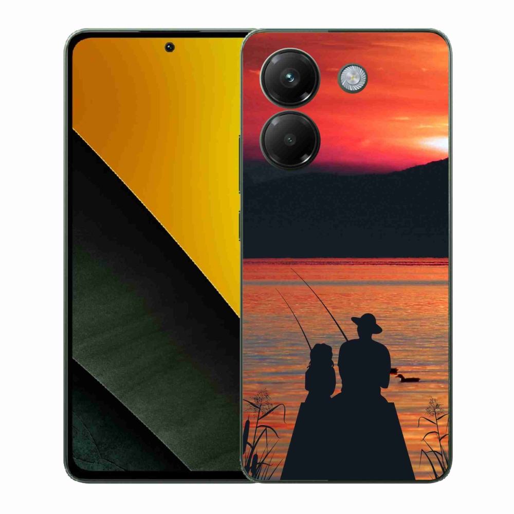 Gelový kryt mmCase na Xiaomi Poco M7 Pro 5G - rybaření 3