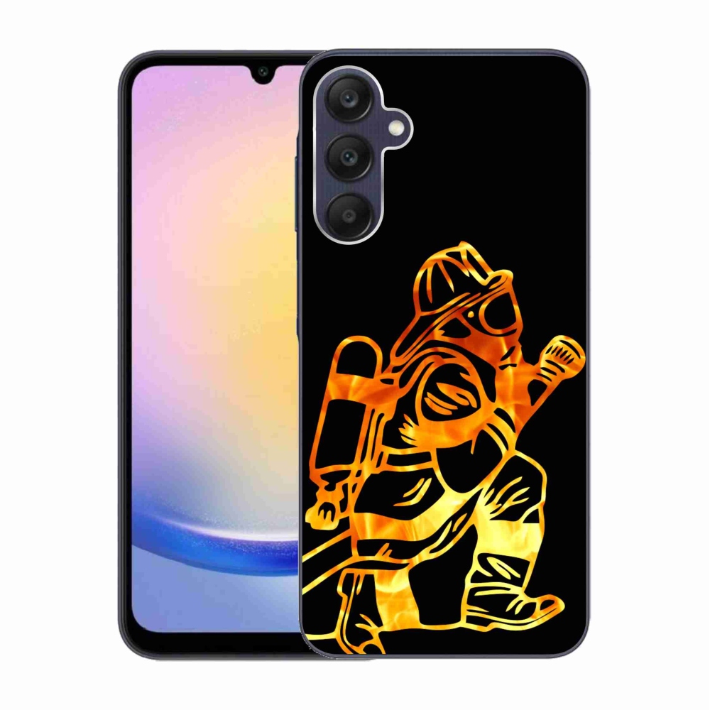 Gelový kryt mmCase na Samsung Galaxy A25 5G - hasič 1