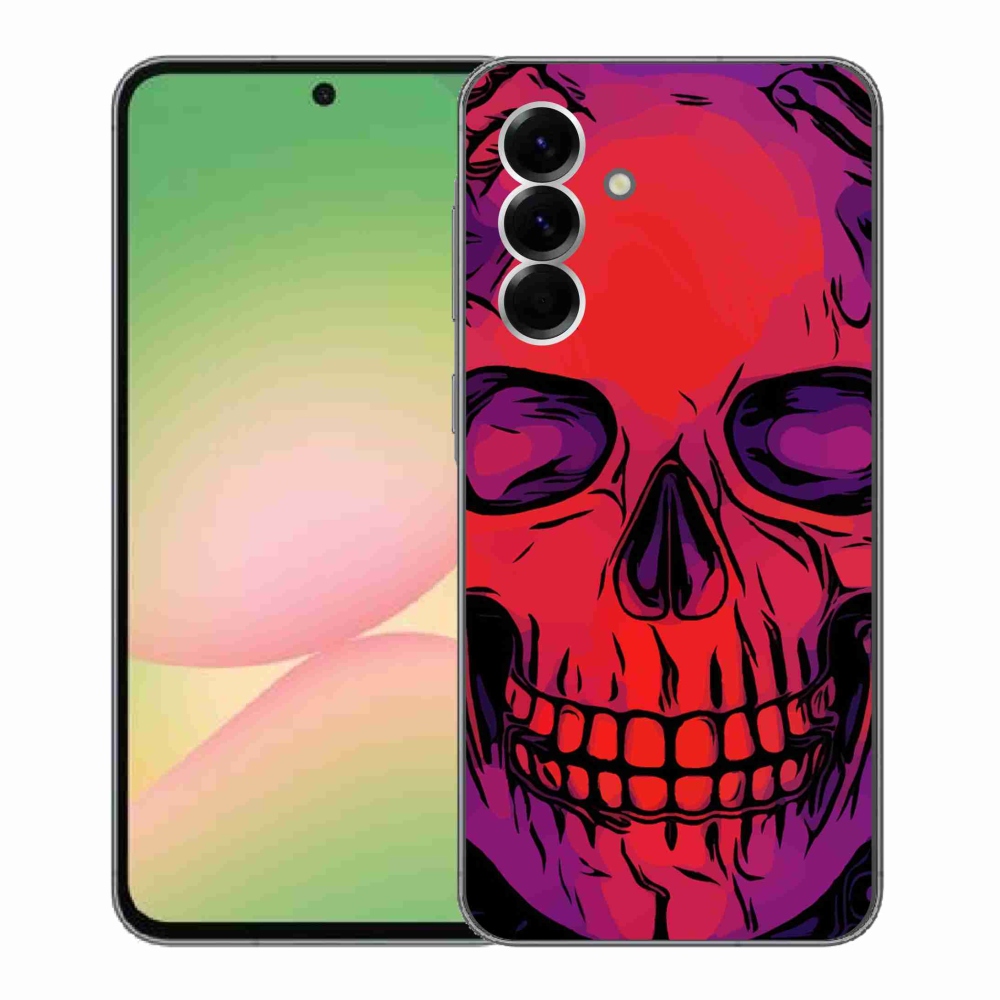 Gelový kryt mmCase na Samsung Galaxy A56 5G - lebka