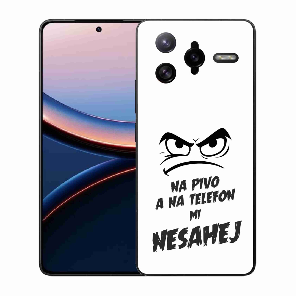 Gelový kryt mmCase na Xiaomi Poco F7 Ultra - pivní motiv 2 bílé pozadí