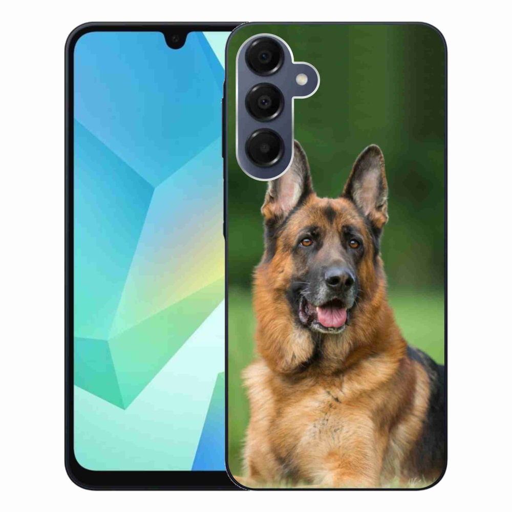 Gelový kryt mmCase na Samsung Galaxy A16 4G/5G - německý ovčák