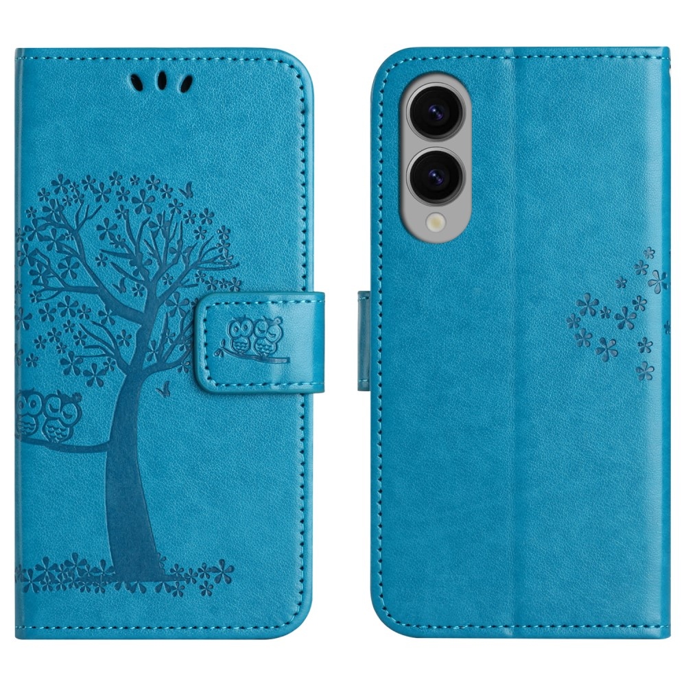 Tree knížkové pouzdro na Samsung Galaxy S25 Edge - modré