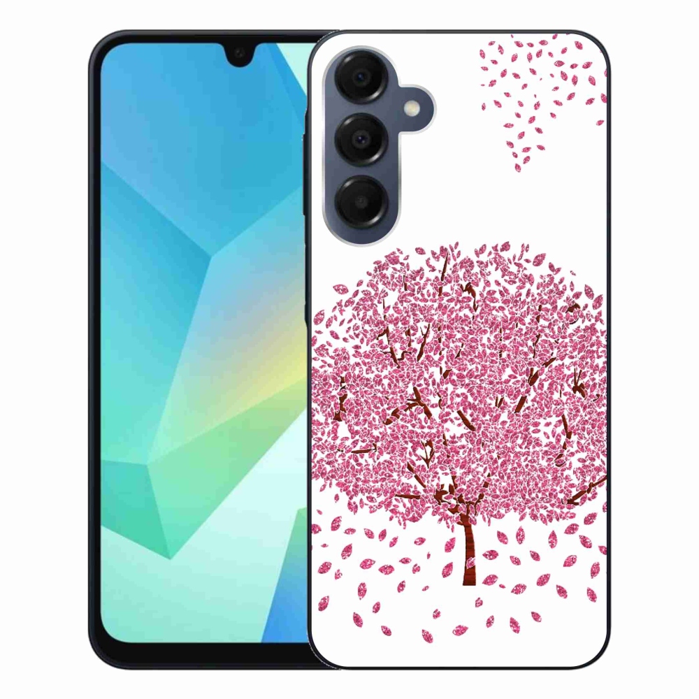 Gelový kryt mmCase na Samsung Galaxy A16 4G/5G - kreslený strom s listy