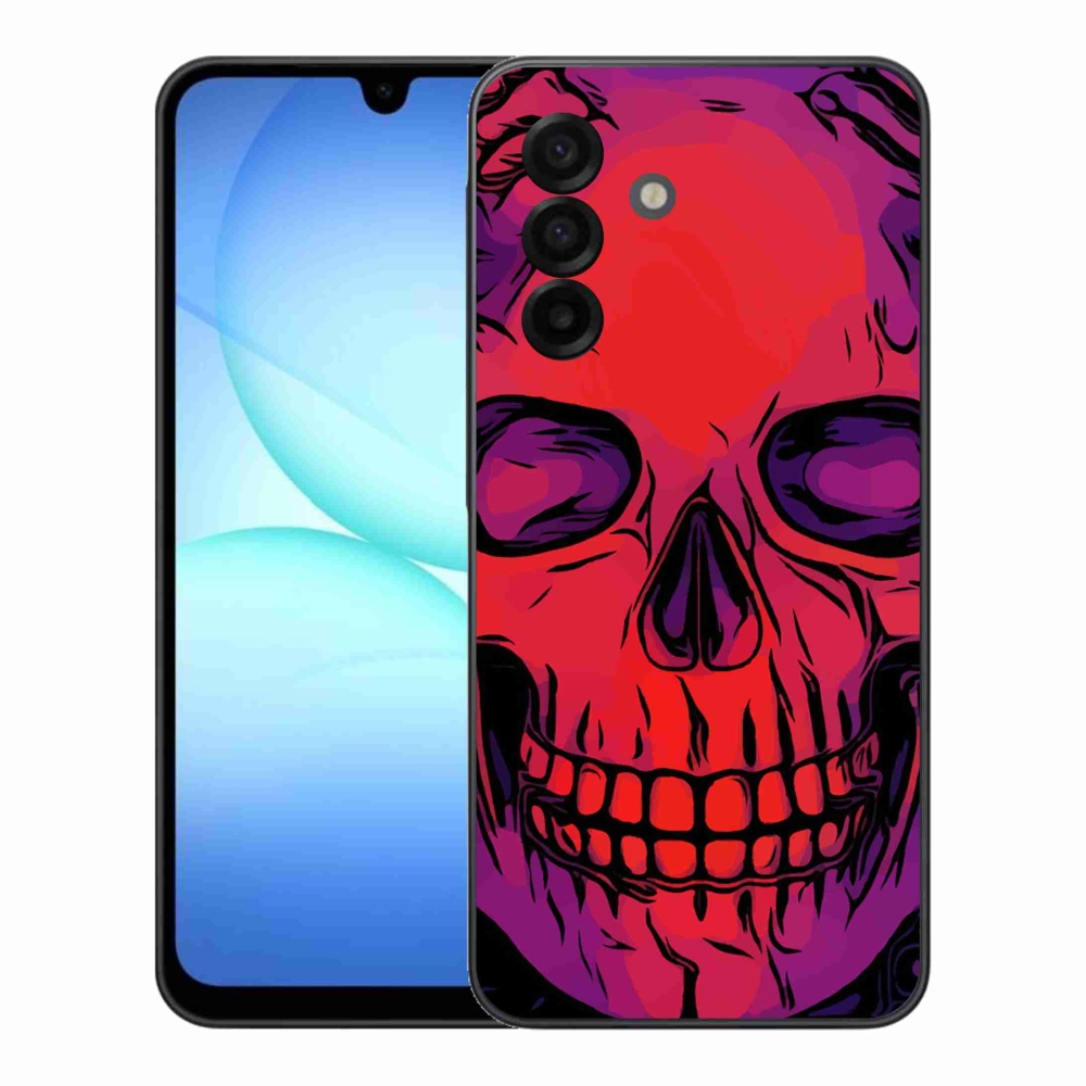 Gelový kryt mmCase na Samsung Galaxy A17 4G/5G - lebka