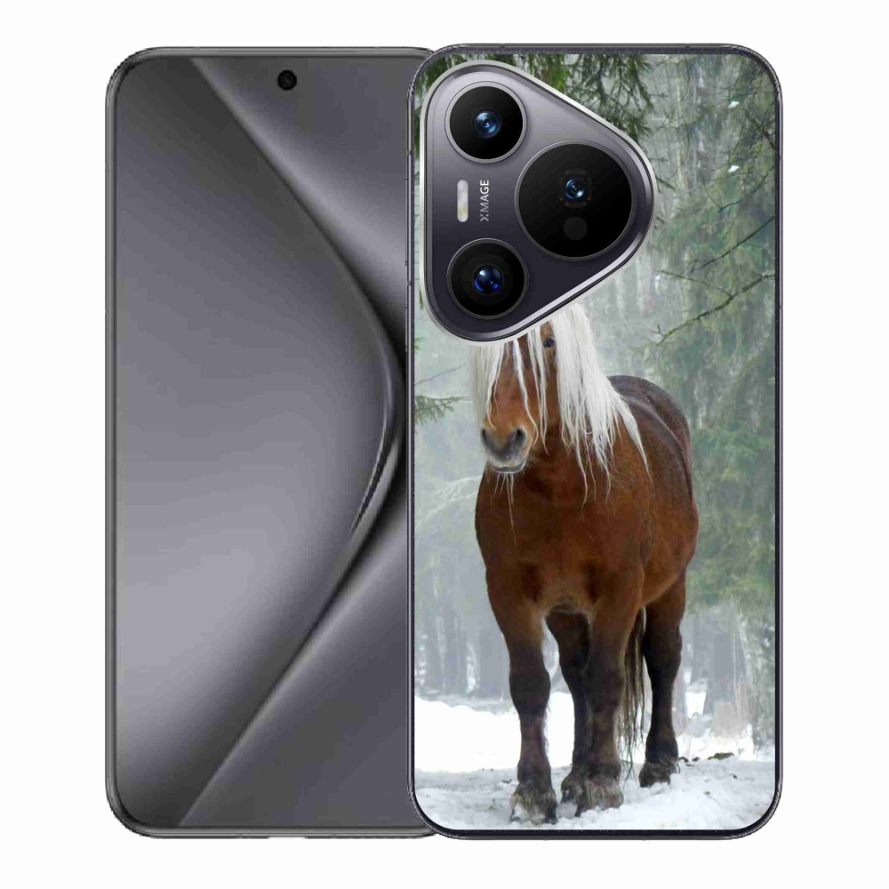Gelový obal mmCase na Huawei Pura 70 - kůň v lese