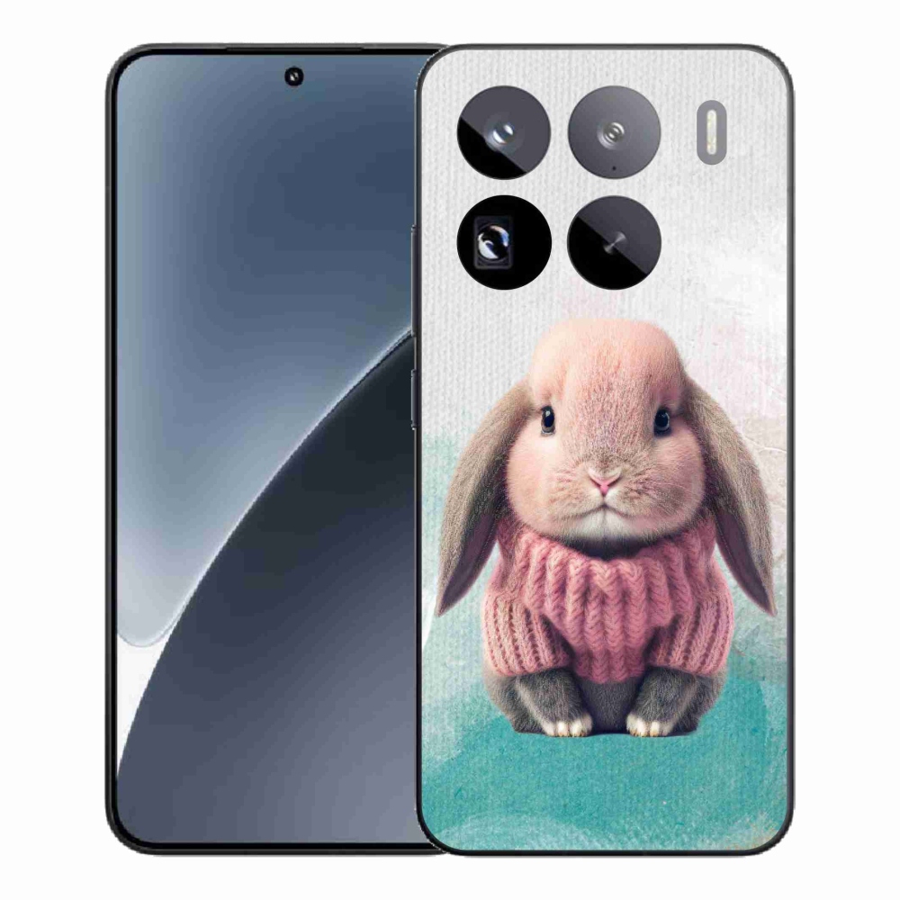 Gelový kryt mmCase na Xiaomi 15 Pro - králíček ve svetru