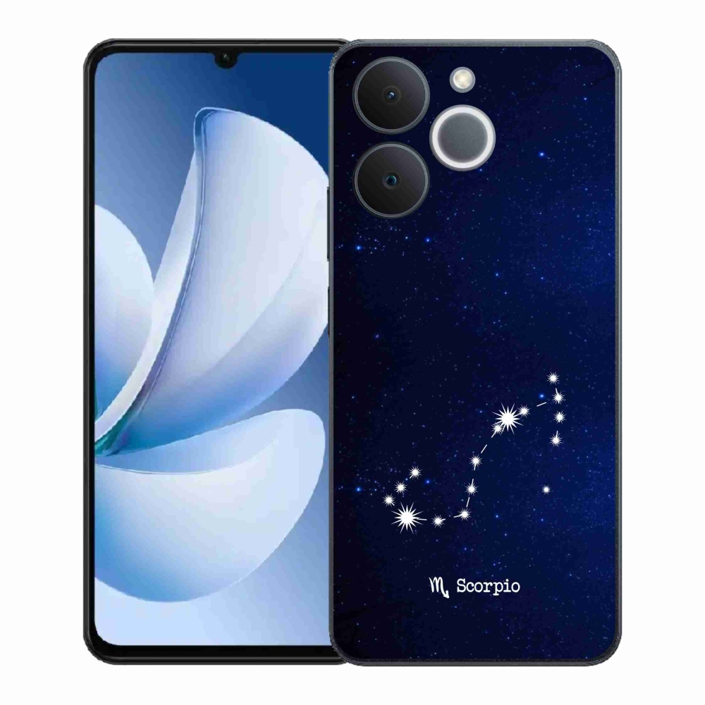Gelový kryt mmCase na Realme Note 70T - souhvězdí Štíra
