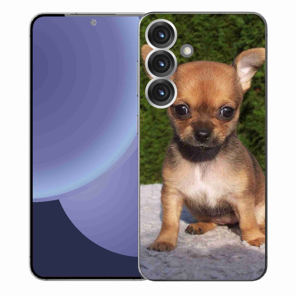 Gelový kryt mmCase na Samsung Galaxy S25+ - čivava 3