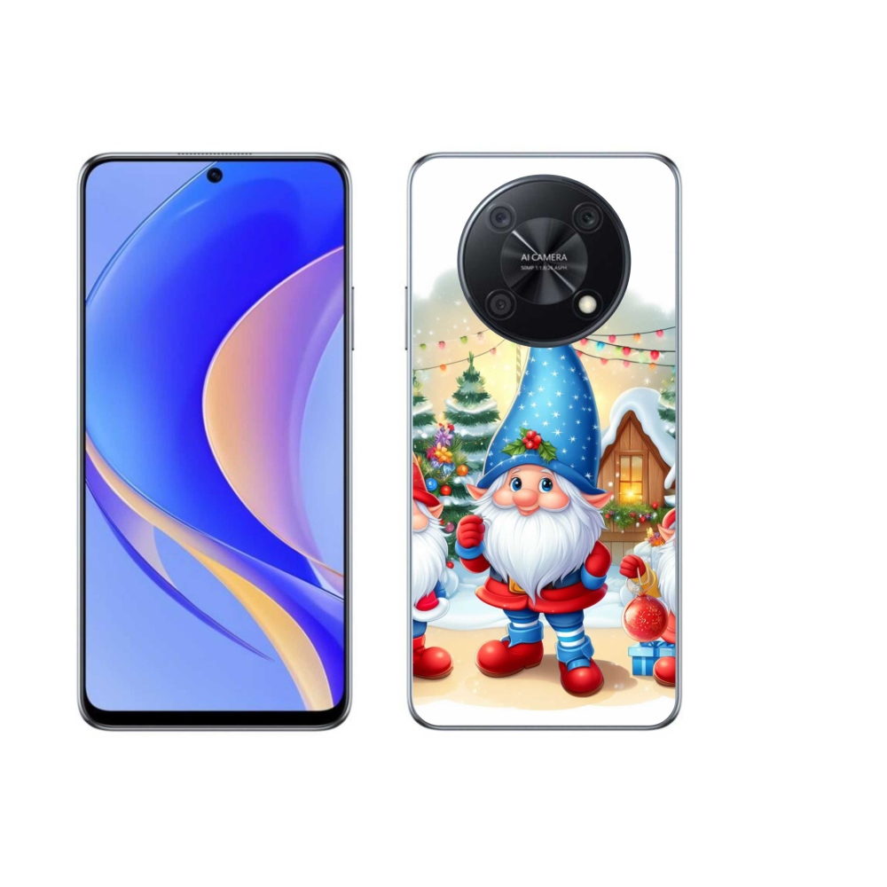 Gelový kryt mmCase na Huawei Nova Y90 - vánoční skřítci
