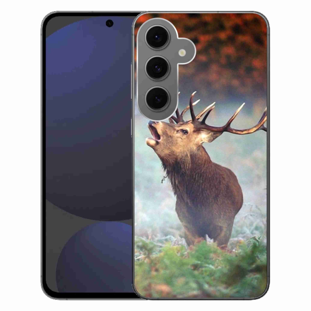 Gelový obal mmCase na Samsung Galaxy S24 FE - jelen 2