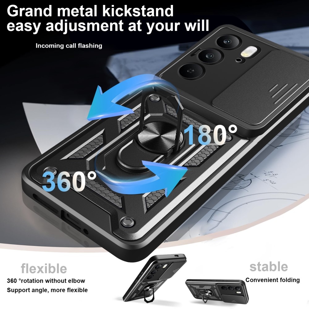 Slide odolný kryt na Realme 14x 5G/Realme C75 - černý