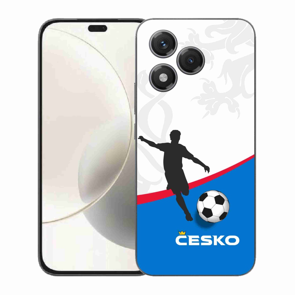 Gelový kryt mmCase na Honor 400 Lite - fotbal Česko 1