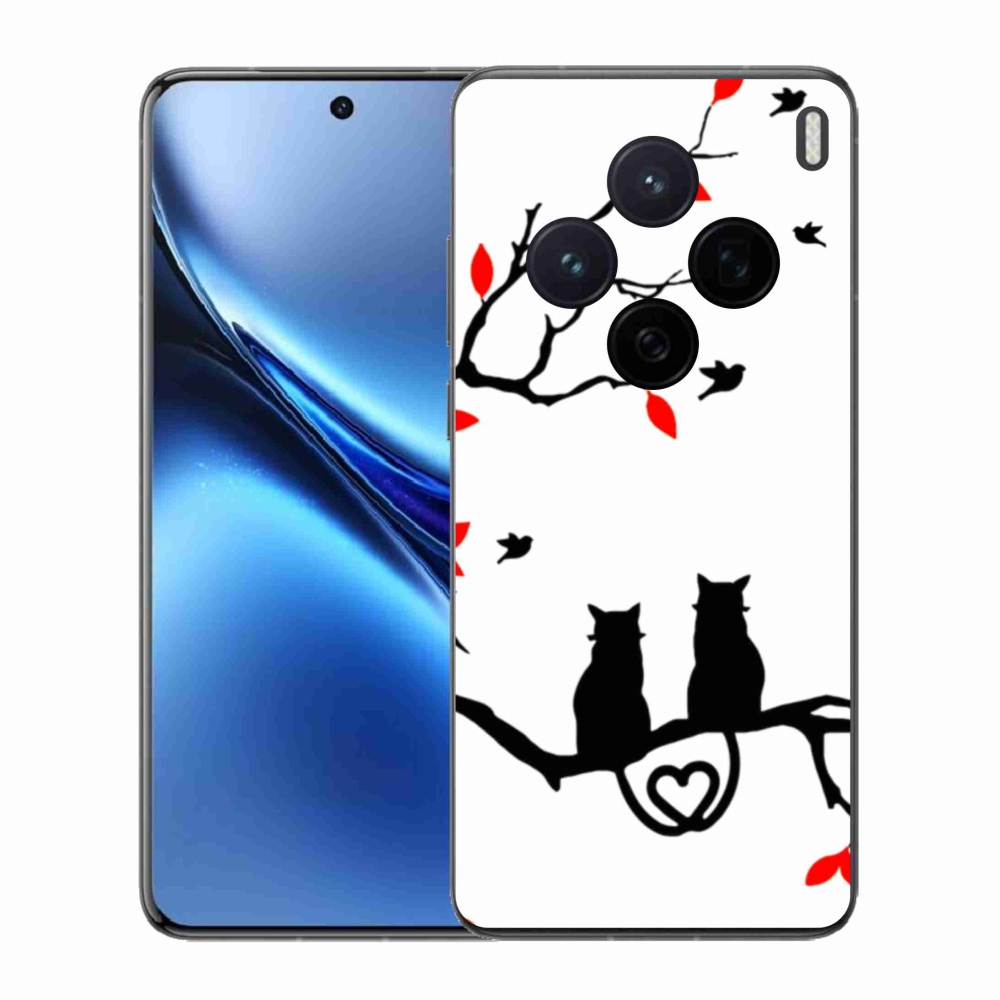 Gelový kryt mmCase na Vivo X200 5G - kočičí láska