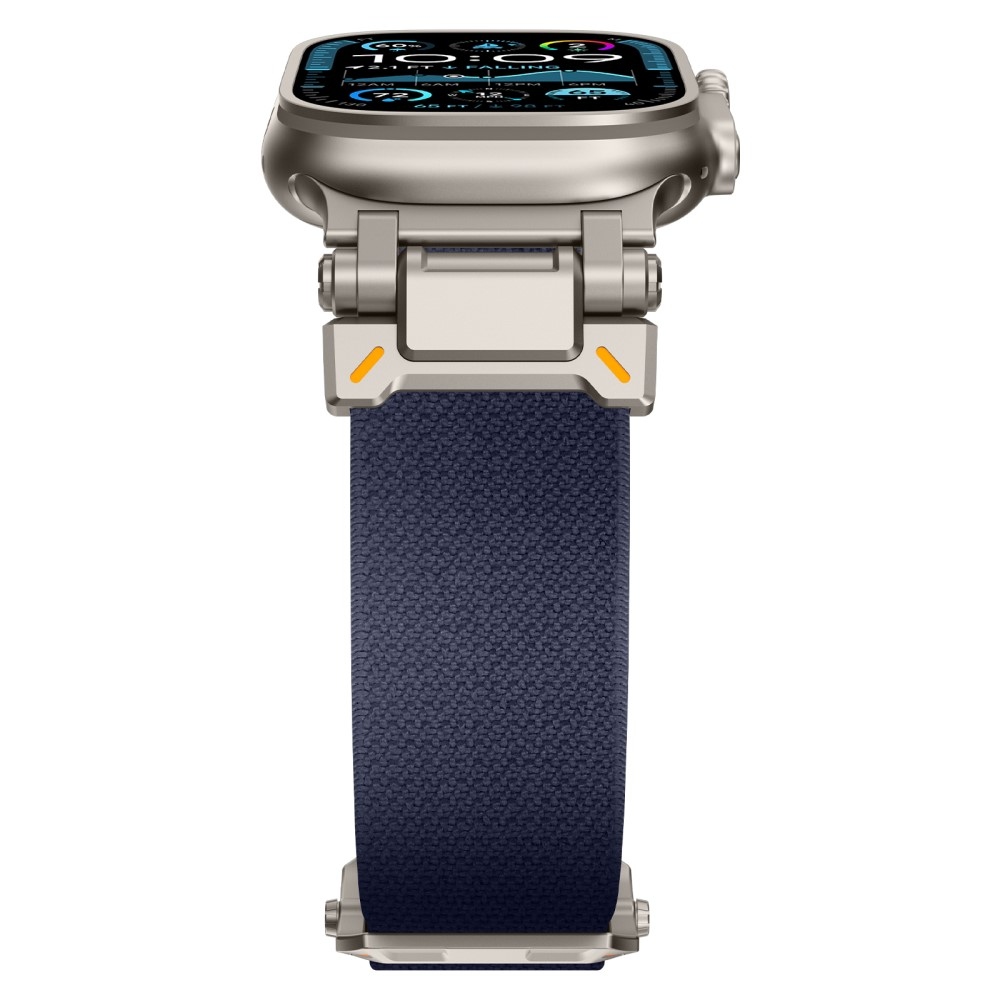 Titanium nylonový řemínek na Apple Watch Ultra/Ultra 2 49mm/SE/SE 2022/2023 44mm/10 46mm/9/8/7 45mm/6/5/4 44mm/3/2/1 42 mm - modrý
