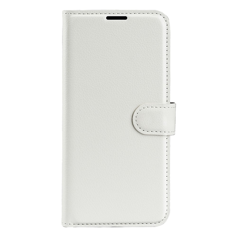 Litchi knížkové pouzdro na Xiaomi Redmi Note 14S - bílé