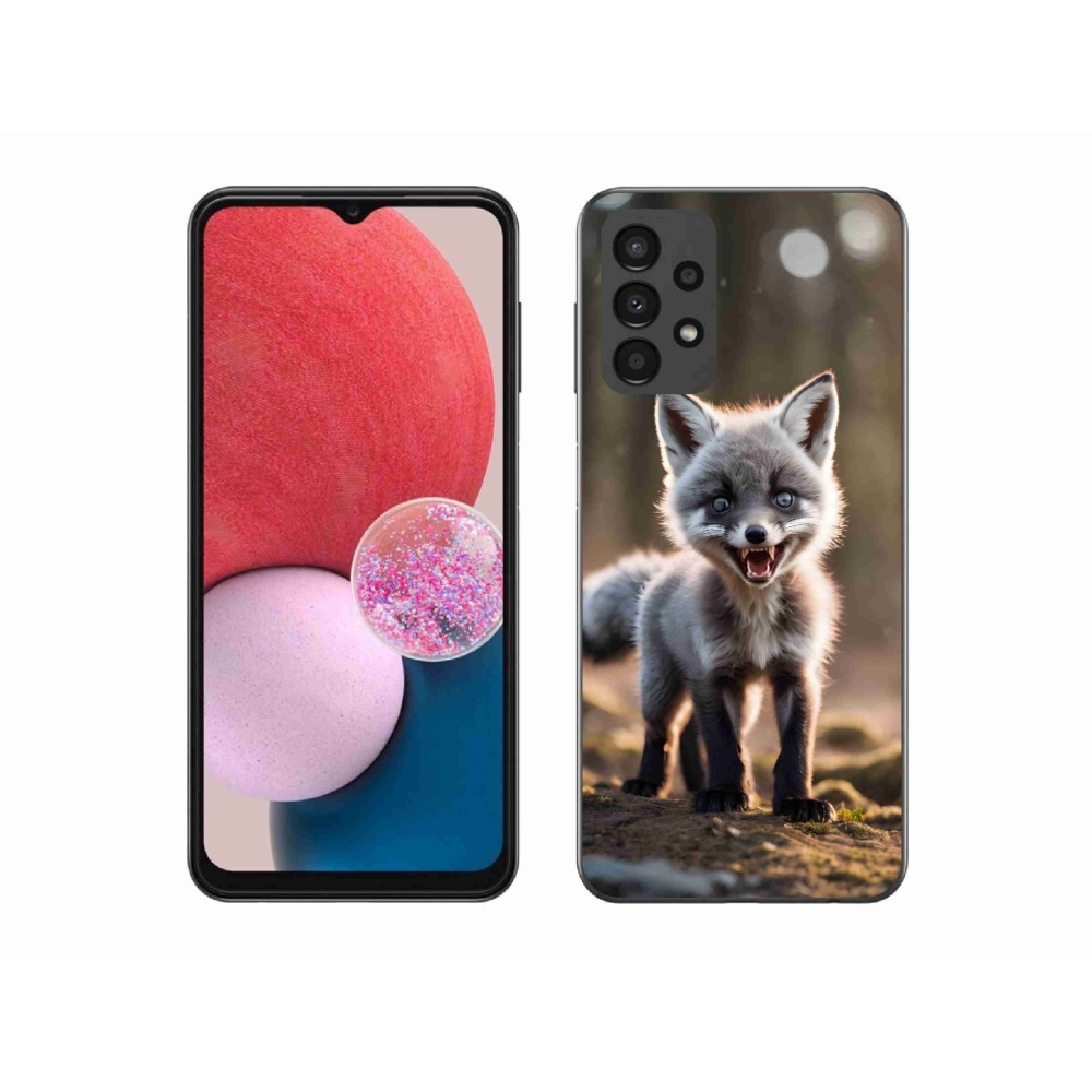 Gelový kryt mmCase na Samsung Galaxy A13 4G - rozzuřená liška