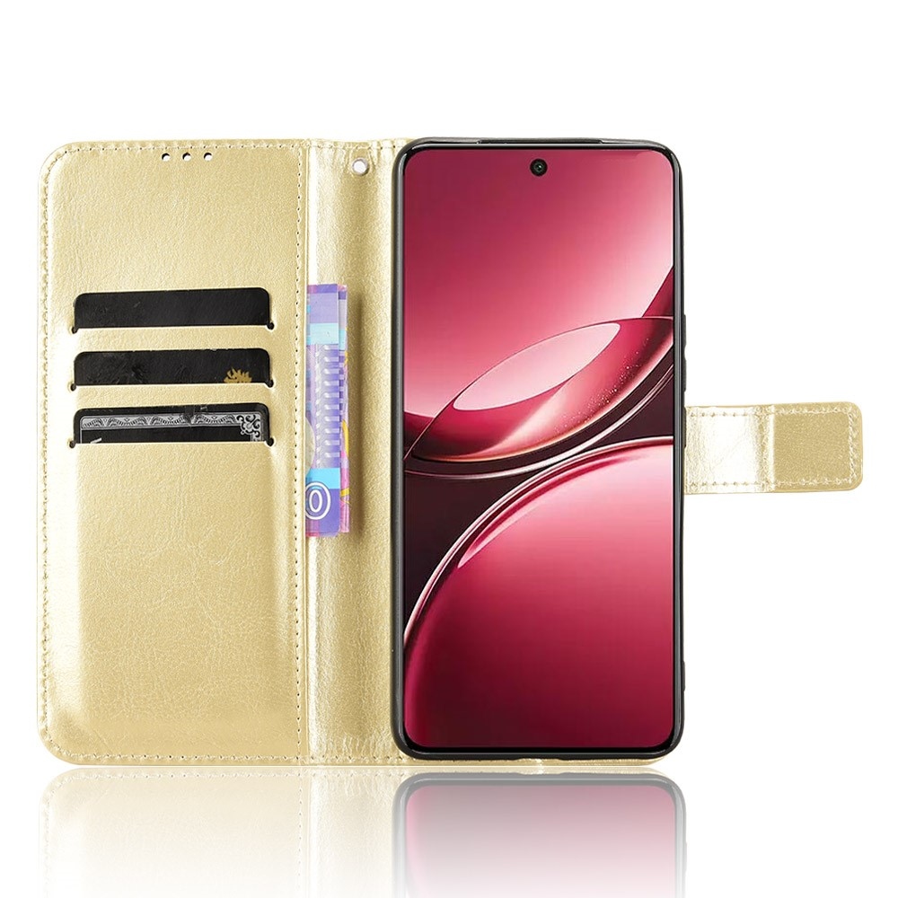 Crazy knížkové pouzdro na Vivo V50 5G - zlaté