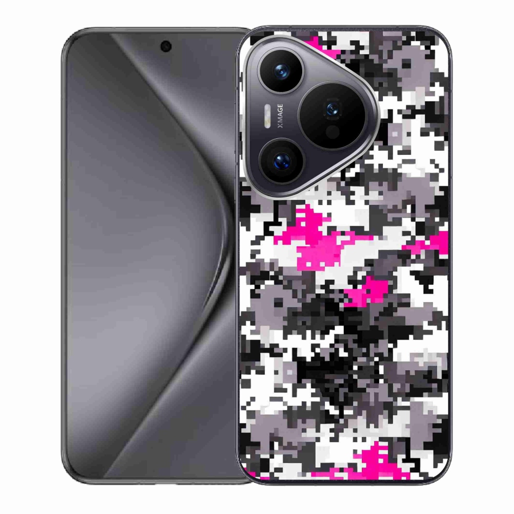 Gelový kryt mmCase na Huawei Pura 70 - maskáčový vzor 4