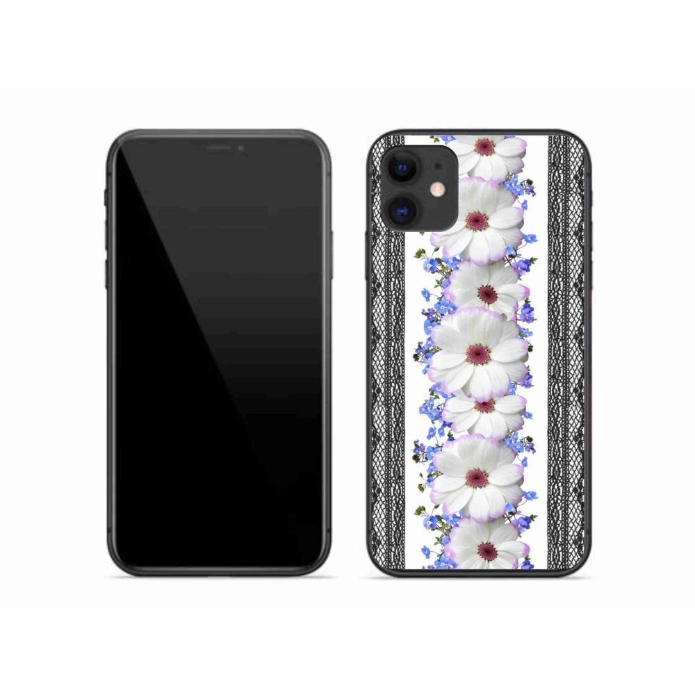Gelový kryt mmCase na iPhone 11 - květiny 8